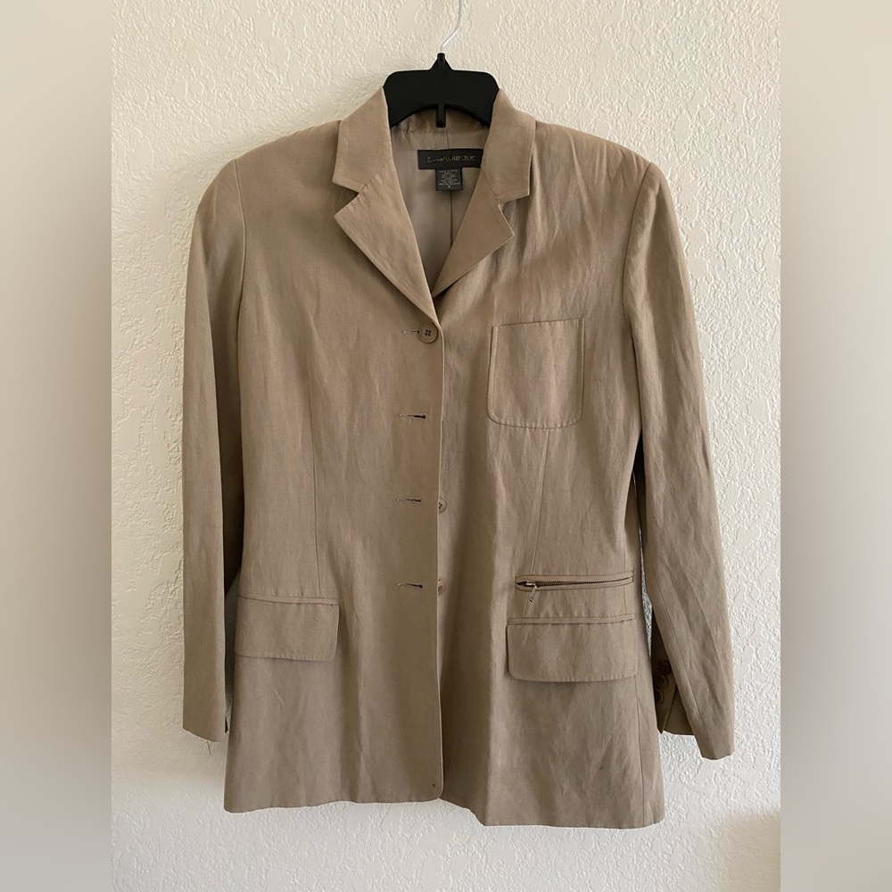 Banana republic tan coat